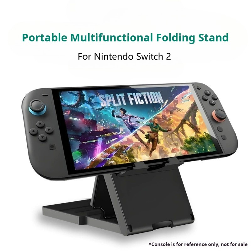 Gaming Console Stand - 1PC 調整可能なゲームコンソールスタンド任天堂スイッチ 2 ブラケット折りたたみ携帯電話デスクトップスタンドホルダーベース