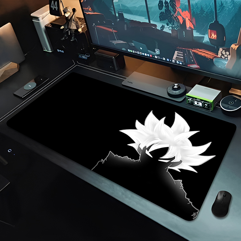Pad Gaming Console - DBZ ブラックアニメマウスパッドドラゴンボール大型 PC コンピュータデスクマット抗摩耗ゲーミングマウスパッドキーボードゲーマーアクセサリーテーブルパッド