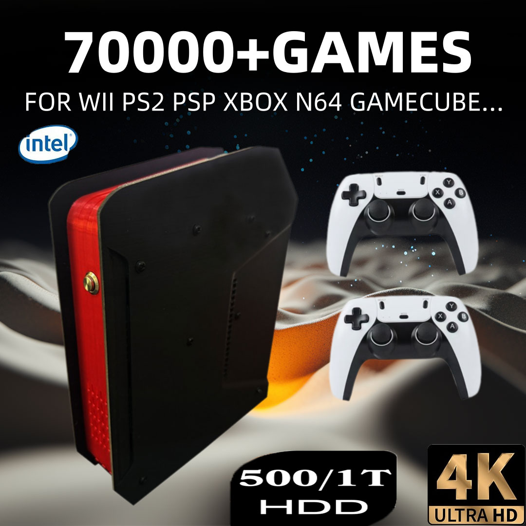 Gaming Console Box - X4 レトロビデオゲームコンソール 1T デュアルシステムと I3-3110M CPU