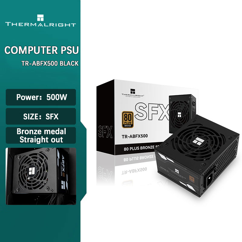 Console Gaming Pc Case - Thermalright TR-ABFX500 ブラック SFX ブロンズメダル ストレートアウト