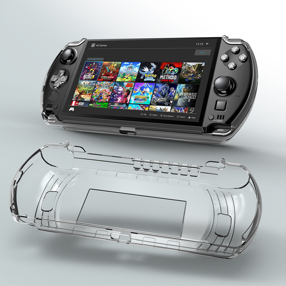 Console Gaming Pc Case - GPD Win 4 ハンドヘルドゲーミングPC用保護カバーケース、TPUスキンスリーブ耐衝撃シェルケース（Win 4ゲームコンソール用）