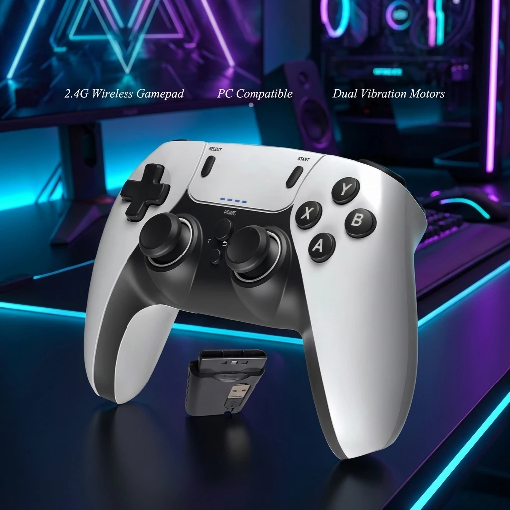 Gaming Console Portable Pc - ワイヤレスゲーミングゲームパッドハンドヘルドコントローラー、ポータブルエンターテイメントコンソールコントローラー、PS1、PS2、PS3、PC、Android対応