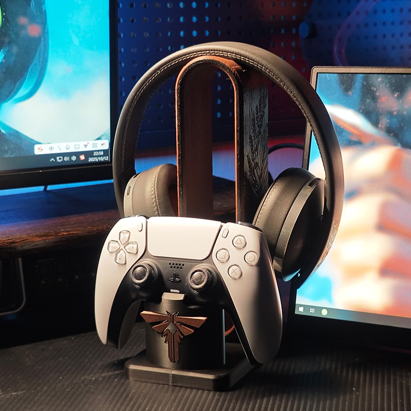 Gaming Console Stand - ハンドルイヤホンスタンドゼルダアニメテーマハンガーPS5ゲームロゴeスポーツデスクトップオーナメントゲームコンソールアクセサリー