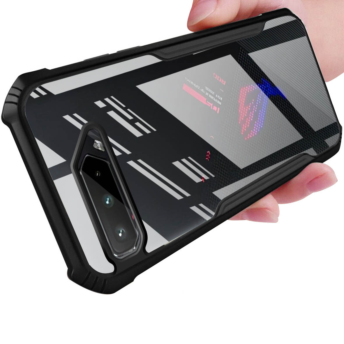 Gaming Console Rog - ROG Phone 5 ケース ブラック 耐衝撃