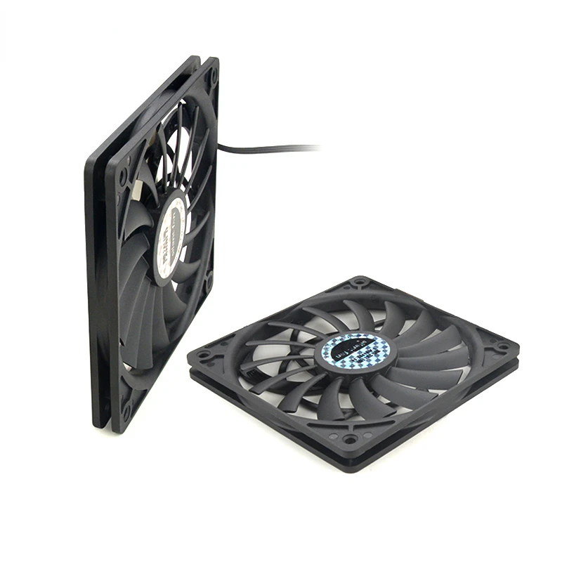 Console Gaming Pc Case - 超薄型冷却ファン,120mm,4ピン,温度制御,サイレント,2000rpm,12mm厚