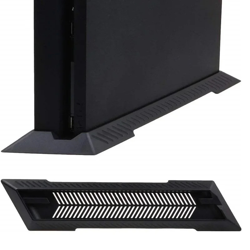 Gaming Console Stand - ノンスリップ垂直冷却スタンドドックマウントベースホルダープレイステーション PS4 スリムプロゲームコンソール用アンチスクラッチアクセサリー