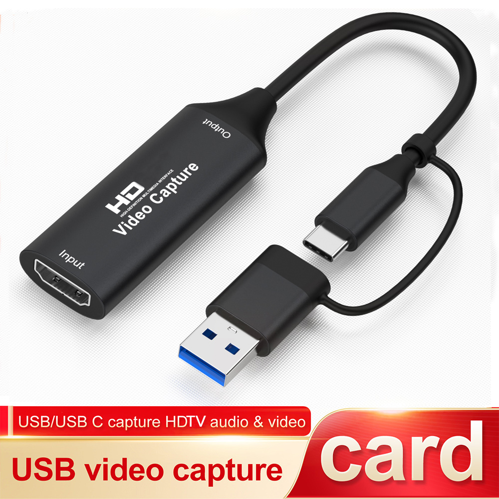 Pad Gaming Console - 4K HDMI対応 USBビデオキャプチャカード 1080P HDビデオグラバー ライブストリーミングボックス