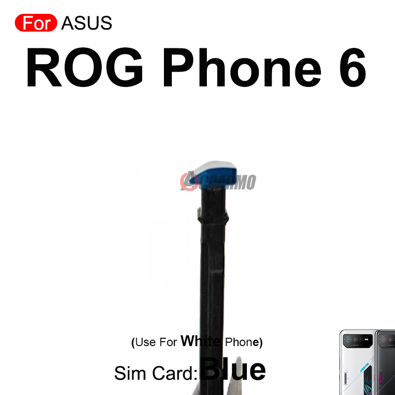 青赤 Sim トレイ ASUS ROG7 ROG 電話 6  - Gaming Console Rog のレビューと価格