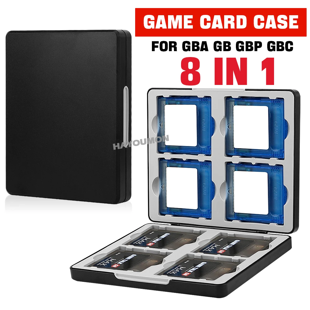 ポータブル 8 in 1 ゲームカード収納ボックス GBA/ - Gaming Console Box のレビューと価格
