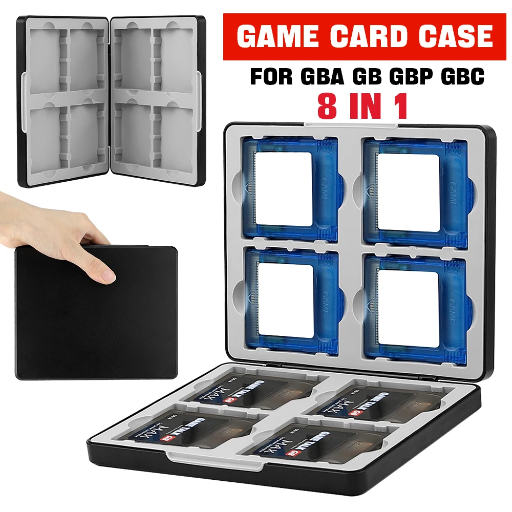 ポータブル 8 in 1 ゲームカード収納ボックス GBA/ - Gaming Console Box のレビューと価格