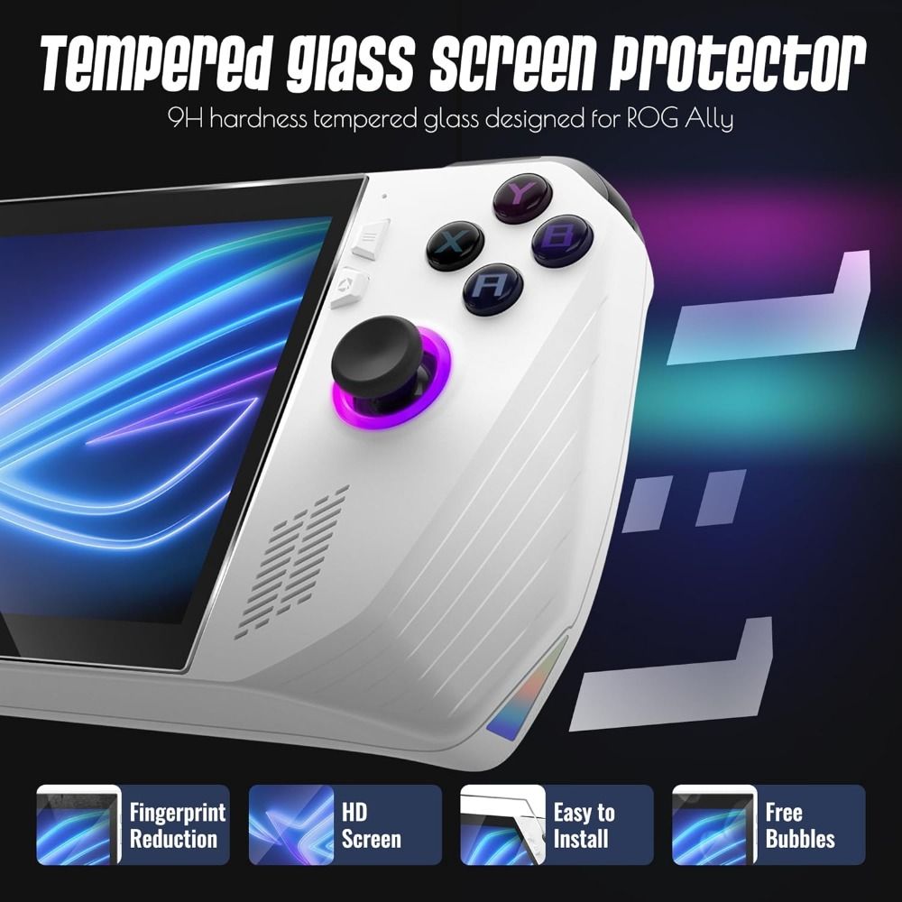 3 個入りアクセサリー ゲーム機用スクリーンプロテクター H - Gaming Console Rog のレビューと価格
