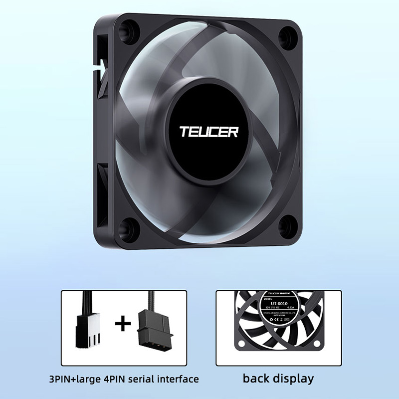 TEUCER UT-6010 6cm超薄型冷却ファン 12V - Console Gaming Pc Case のレビューと価格