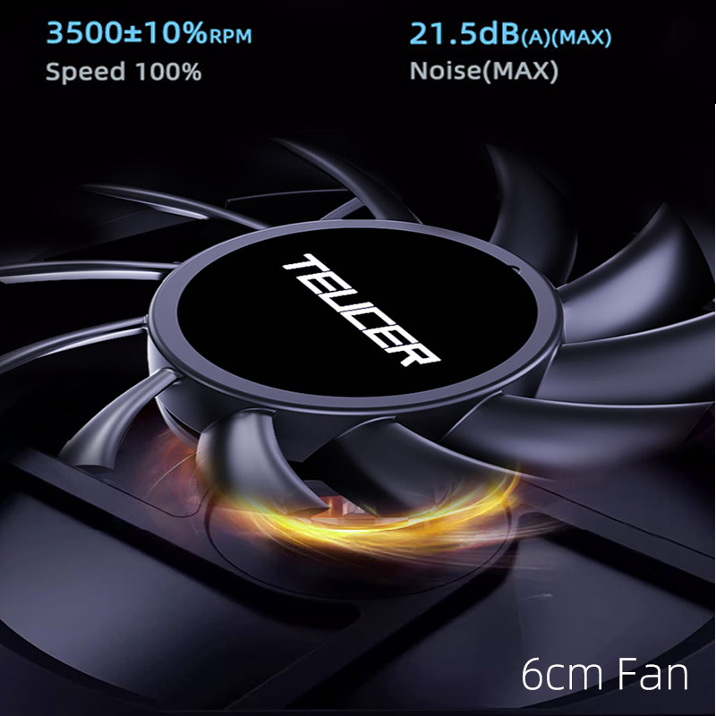 TEUCER UT-6010 6cm超薄型冷却ファン 12V - Console Gaming Pc Case のレビューと価格