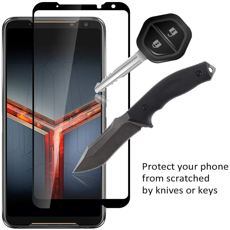 9D 強化ガラス Asus ROG 電話 5 5S 6 プロ - Gaming Console Rog のレビューと価格