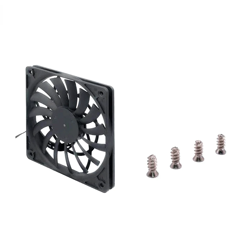超薄型冷却ファン,120mm,4ピン,温度制御,サイレント, - Console Gaming Pc Case のレビューと価格