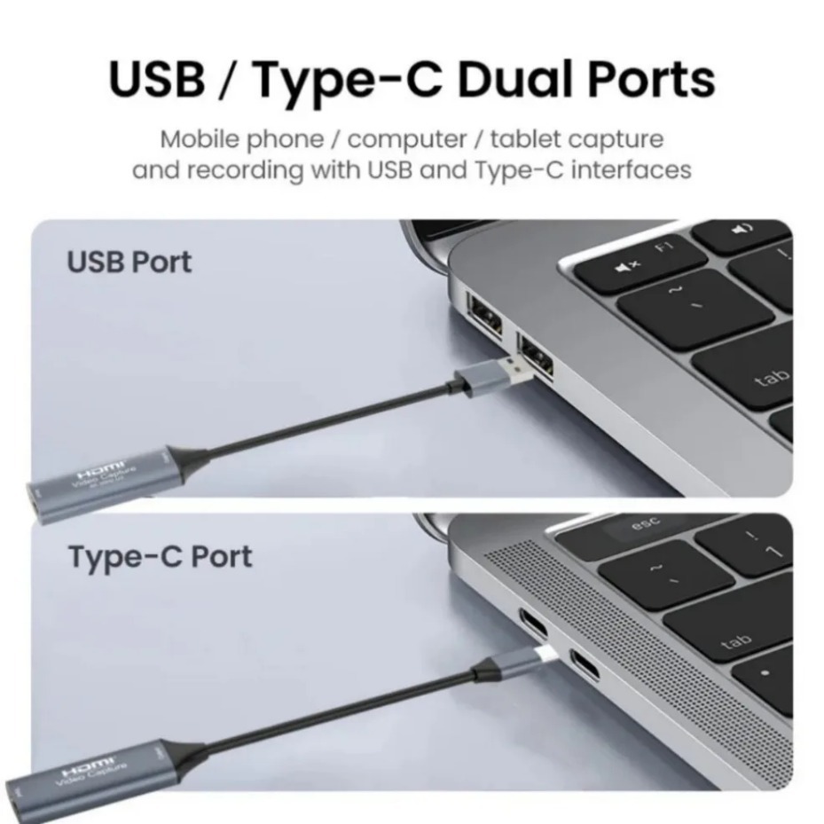 USB-C 2.0/3.0 HDMI ビデオ キャプチャ カ - Pad Gaming Console のレビューと価格