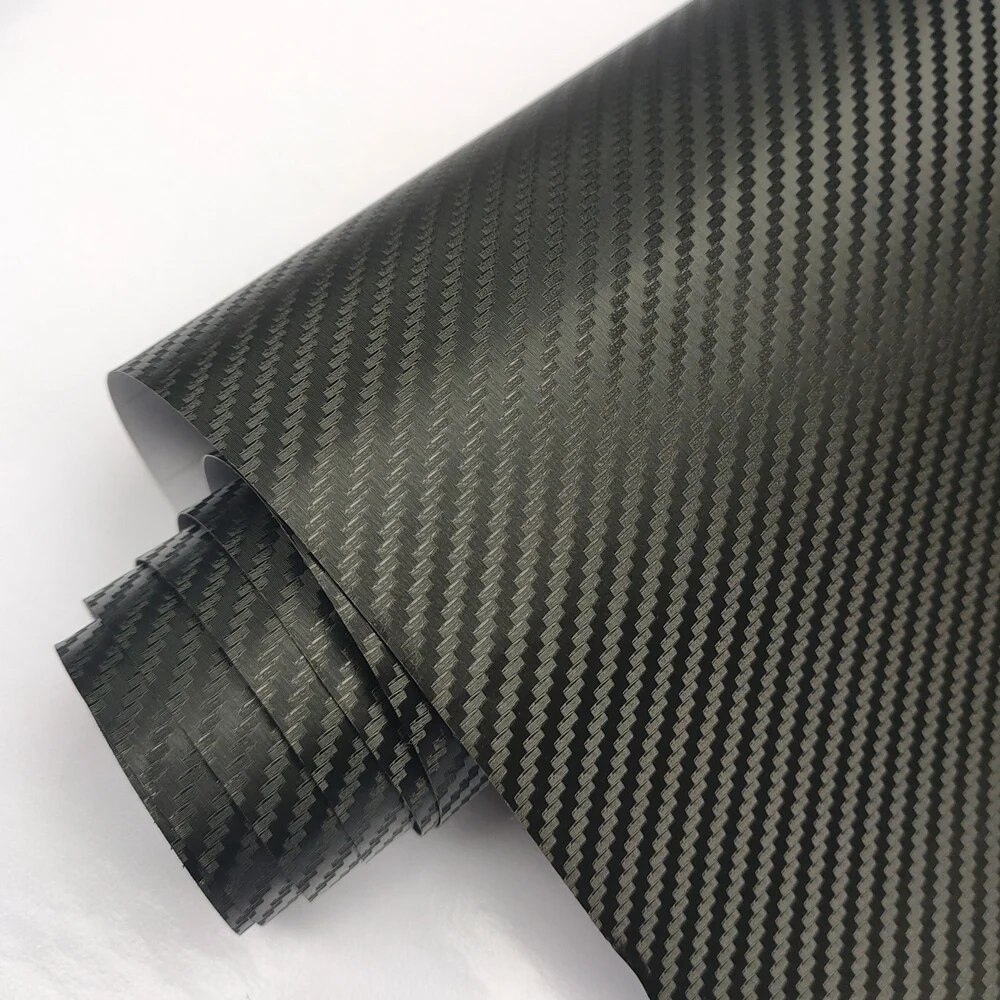 3D 4D 5D 6D ブラックカーボンファイバービニール車 - Console Skin Wrap のレビューと価格