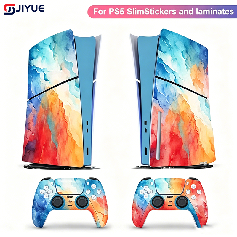 ビニールスキンステッカー PS5 スリムディスク版コンソール - Console Skin Wrap のレビューと価格