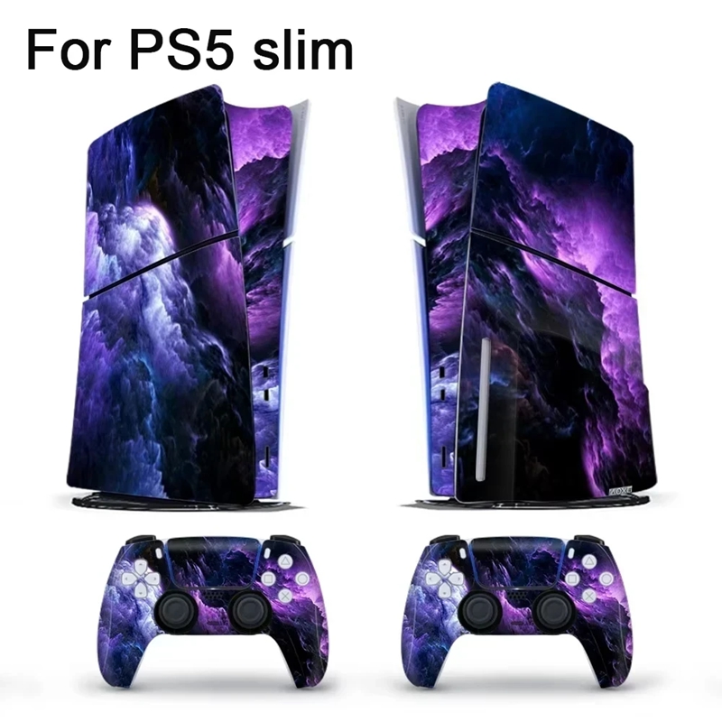 ビニールスキンステッカー PS5 スリムディスク版コンソール - Console Skin Wrap のレビューと価格