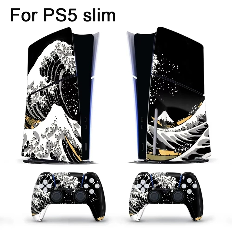 ビニールスキンステッカー PS5 スリムディスク版コンソール - Console Skin Wrap のレビューと価格
