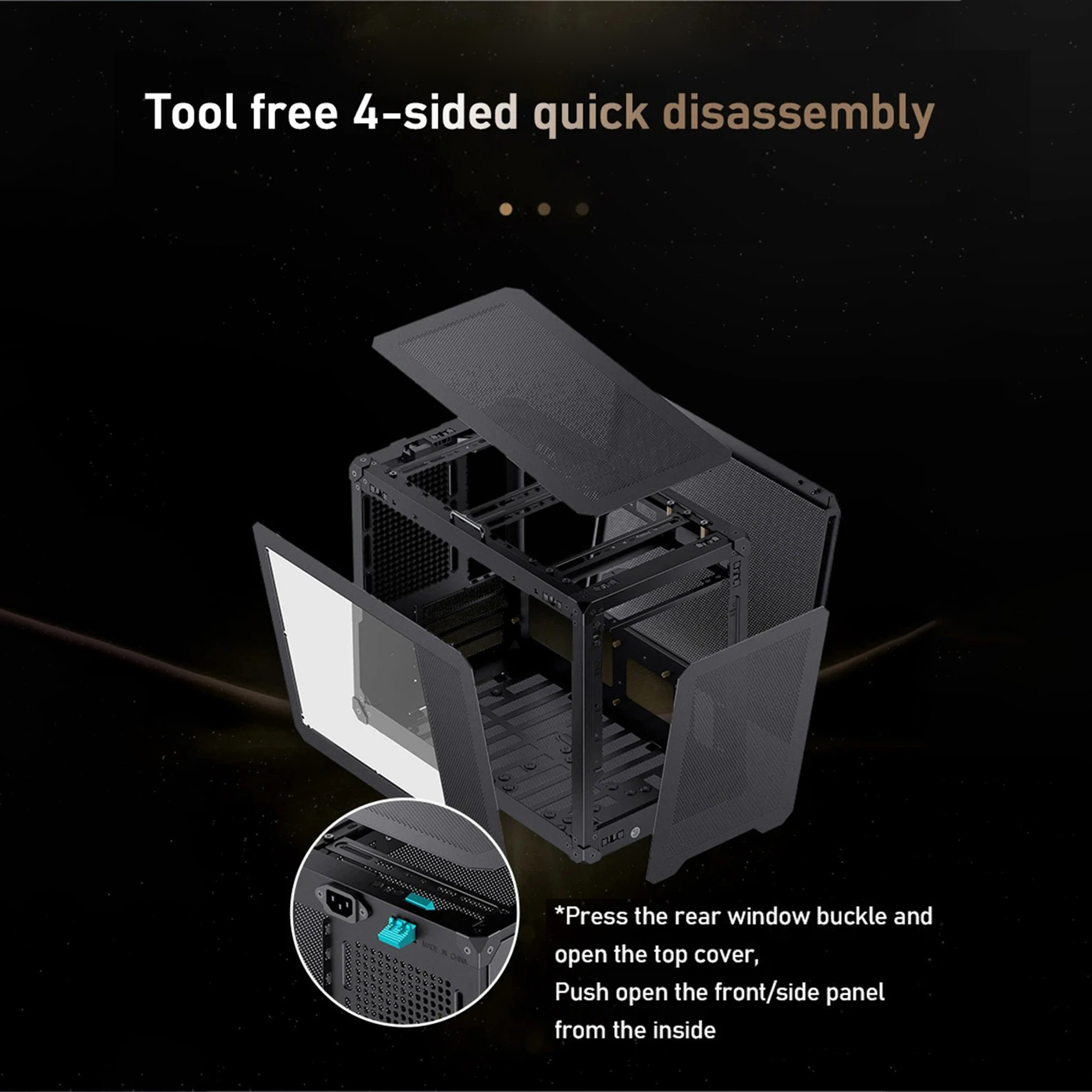 JONSBO C6 MAX メッシュハンドルMATXケース  - Console Gaming Pc Case のレビューと価格