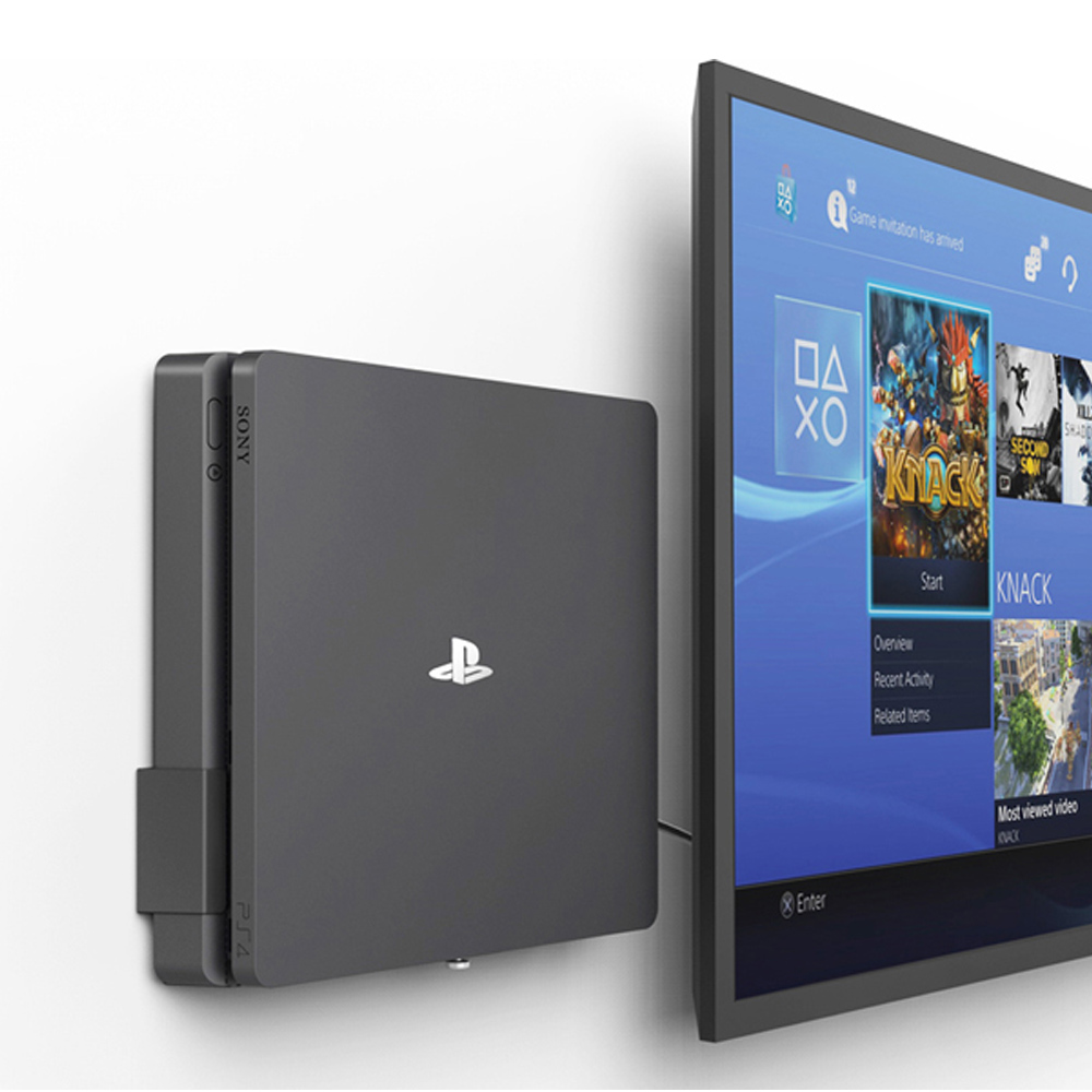 Monzlteck PS4 スリム用ウォールマウント、オール - Gaming Console Stand のレビューと価格